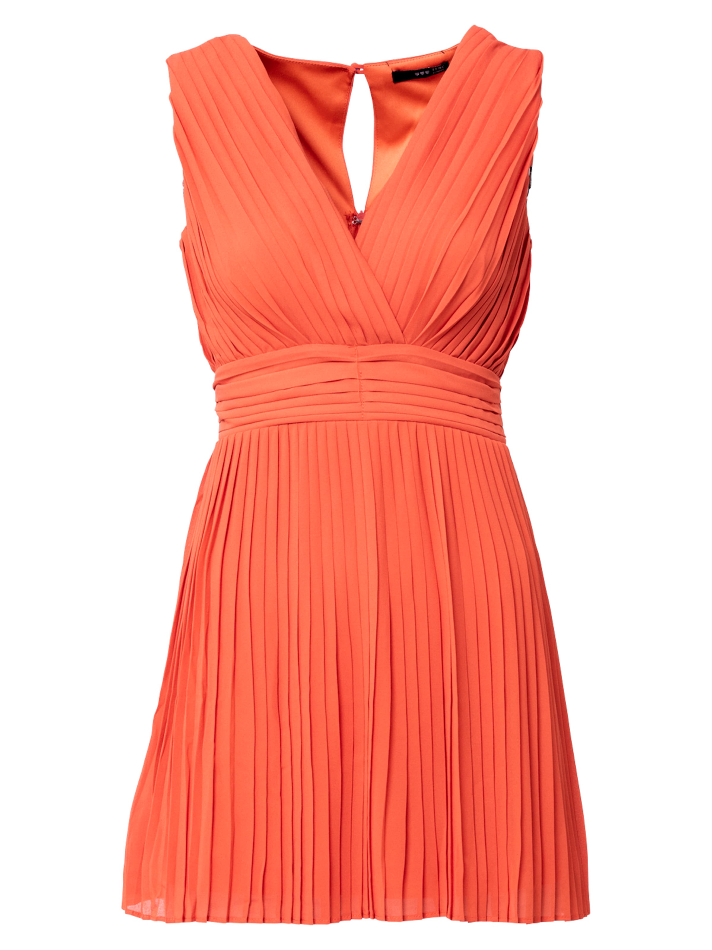 TFNC - Vestido de gala 'MAE' en naranja: frente