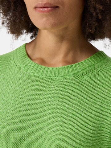 Pull-over oversize CASH-MERE.CH en vert