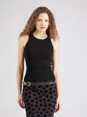 A-VIEW Knitted top in Black: front