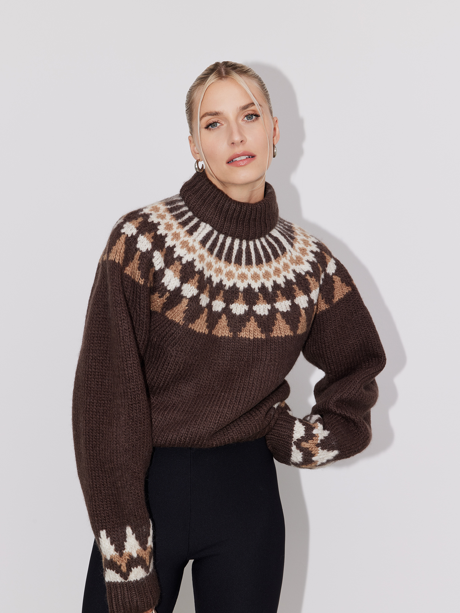 Donna lQERH LeGer by Lena Gercke Pullover extra large Mia in Marrone 