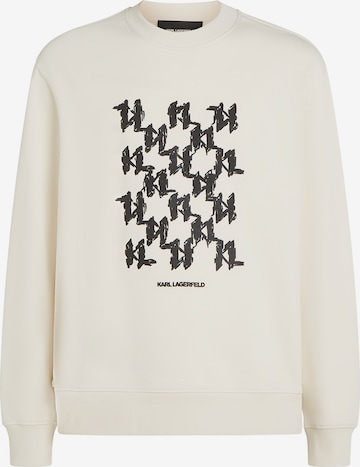 smėlio Karl Lagerfeld Megztinis be užsegimo: priekis