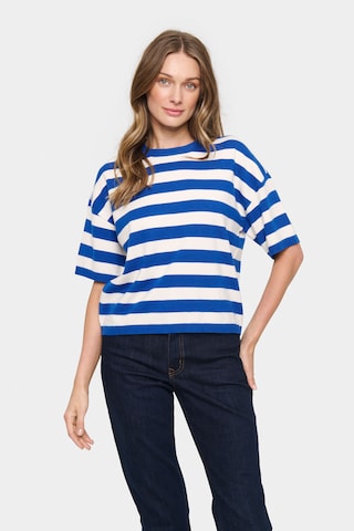 Pullover 'Fikam' di SAINT TROPEZ in blu: frontale