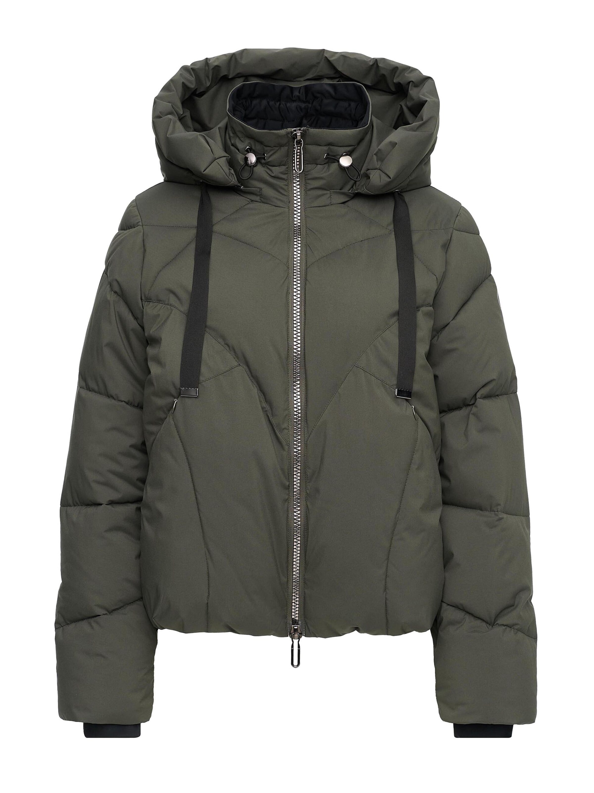 MANISA Between-season jacket in Green: front
