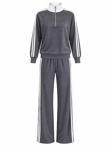 Lady Bersan Leisure suit 'Zweiteiliges Set' in Grey: front