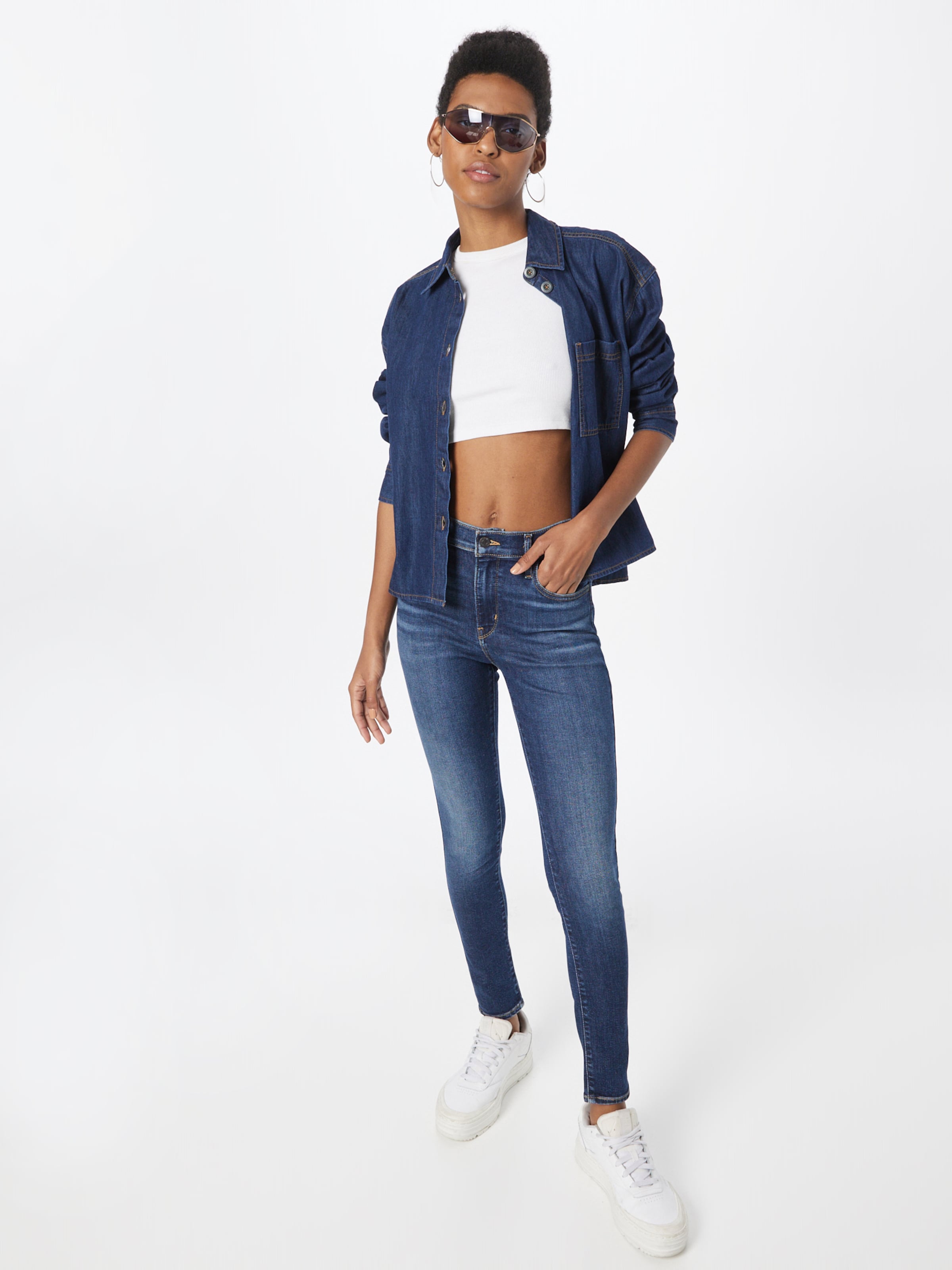 LEVI S Skinny Jeans 720 High Rise Super Skinny in Blue Denim ABOUT YOU