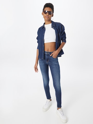 LEVI'S ® Skinny Jeansy '720 Hirise Super Skinny' w kolorze niebieski