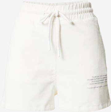 Elias Rumelis Regular Pants in White: front