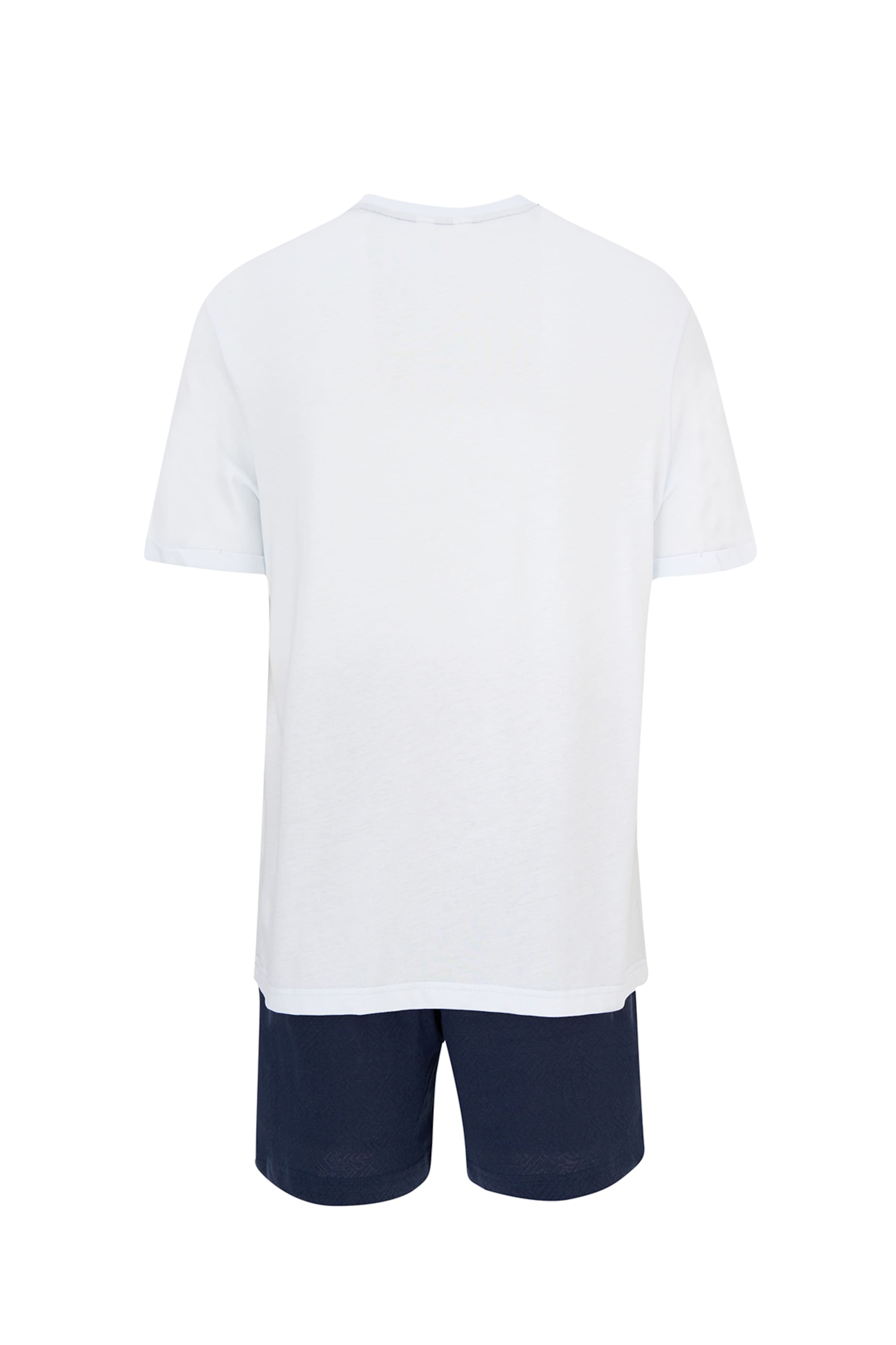Dagi Pyjama kort in Blauw