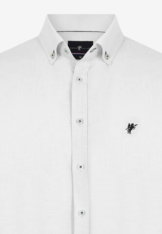 Regular fit Camicia ' GUIDO ' di DENIM CULTURE in bianco