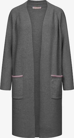 Frieda & Freddies NY Strickjacke in Grau: Vorderseite