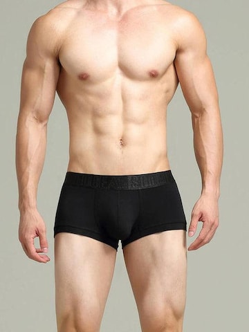 SEOBEAN Boxer shorts 'Solid' in Black: front