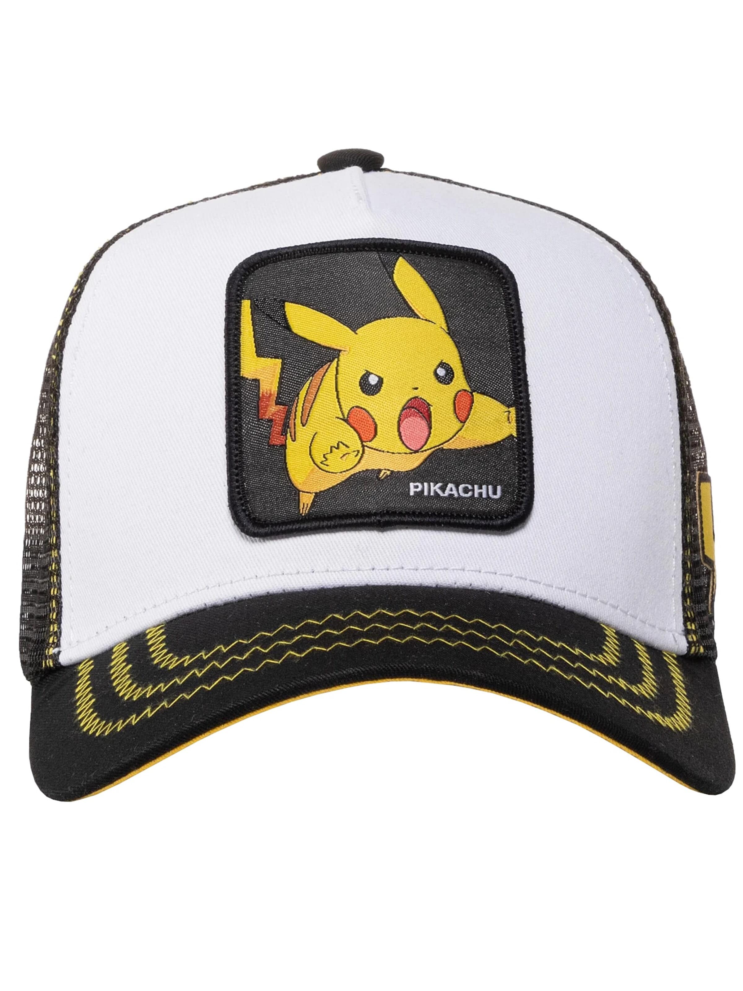 Capslab Cap 'Freegun Pokemon Pikachu' in White