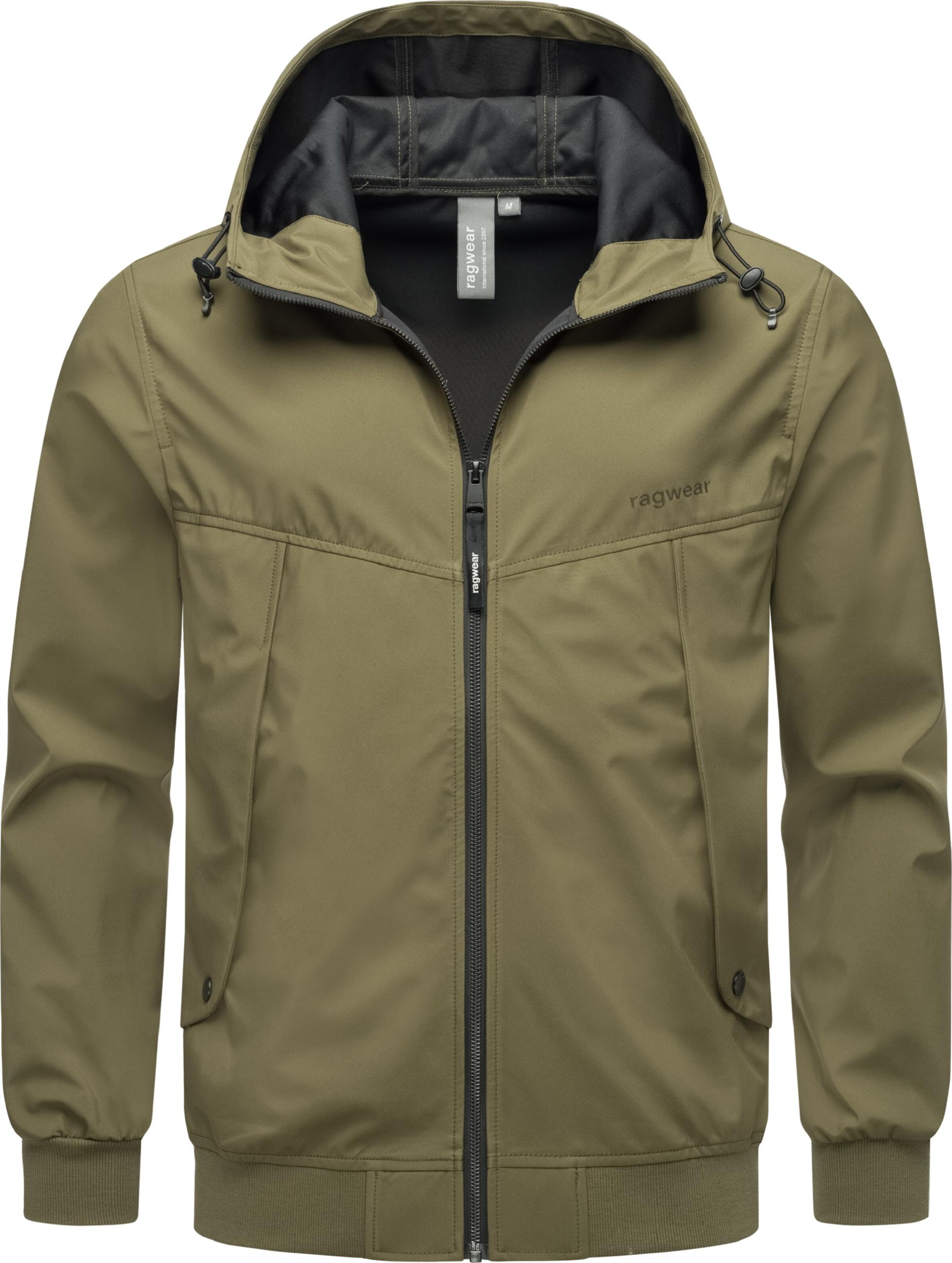 Ragwear Ulkoilutakki 'Tyller Bonded' värissä vihreä