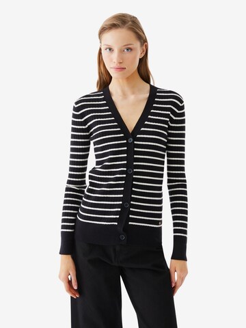 LTB Knit Cardigan in Black: front