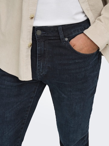Only & Sons Slimfit Jeans 'ONSLoom' i blå