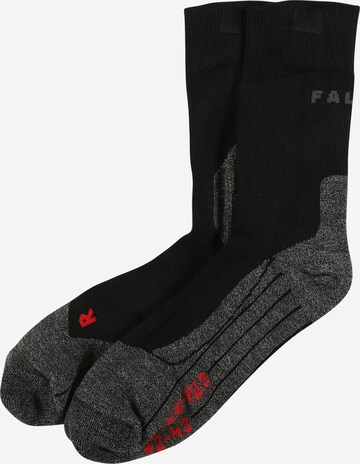 FALKE Athletic Socks 'RU3' in Black: front