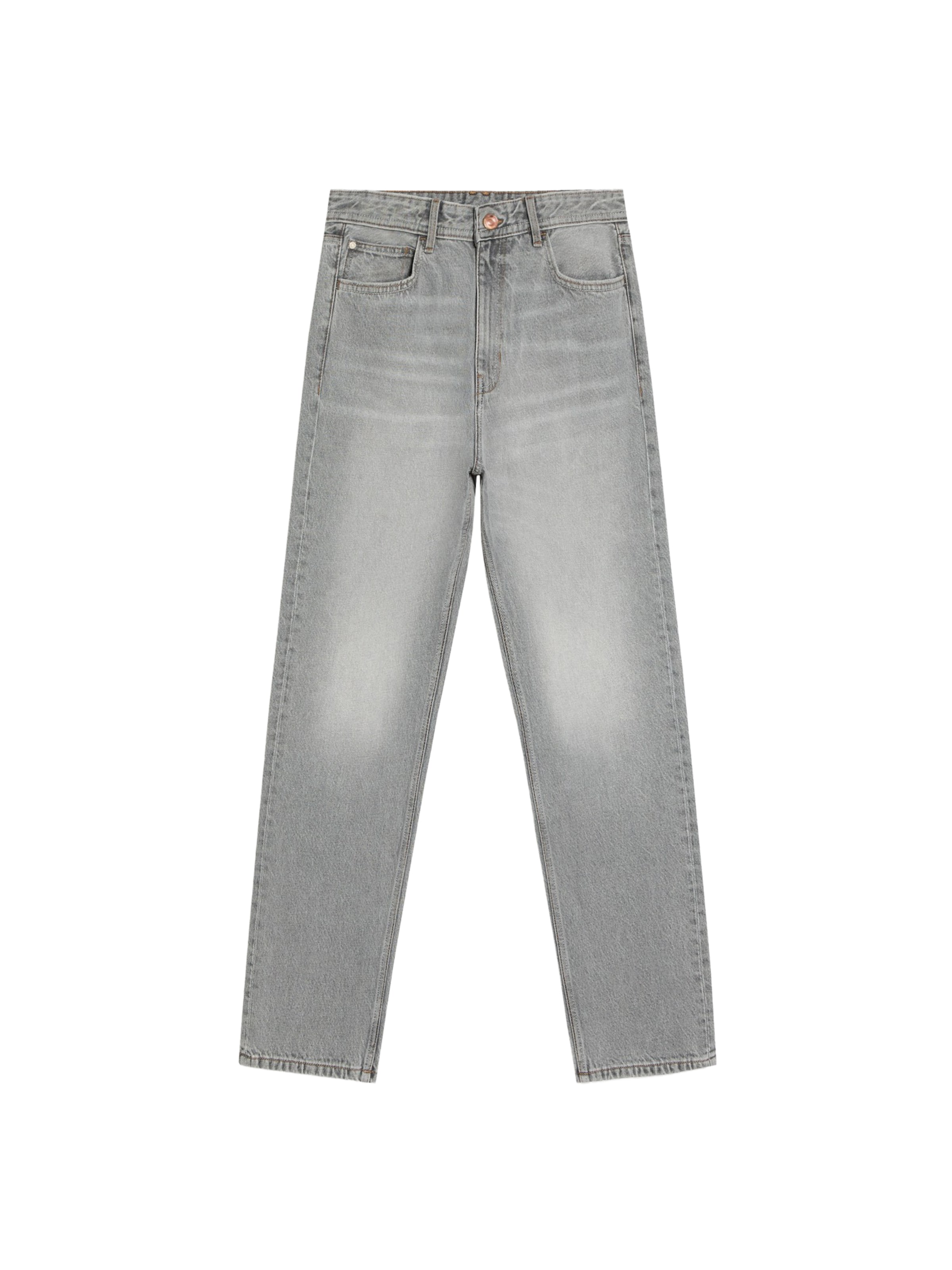 Bershka regular Jeans i grå: forside