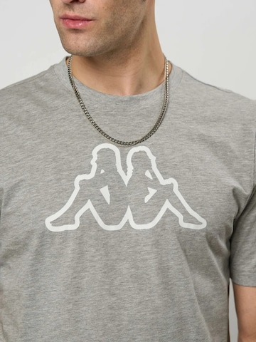 KAPPA Comfort Fit Skjorte ' Logo Cromen ' i beige