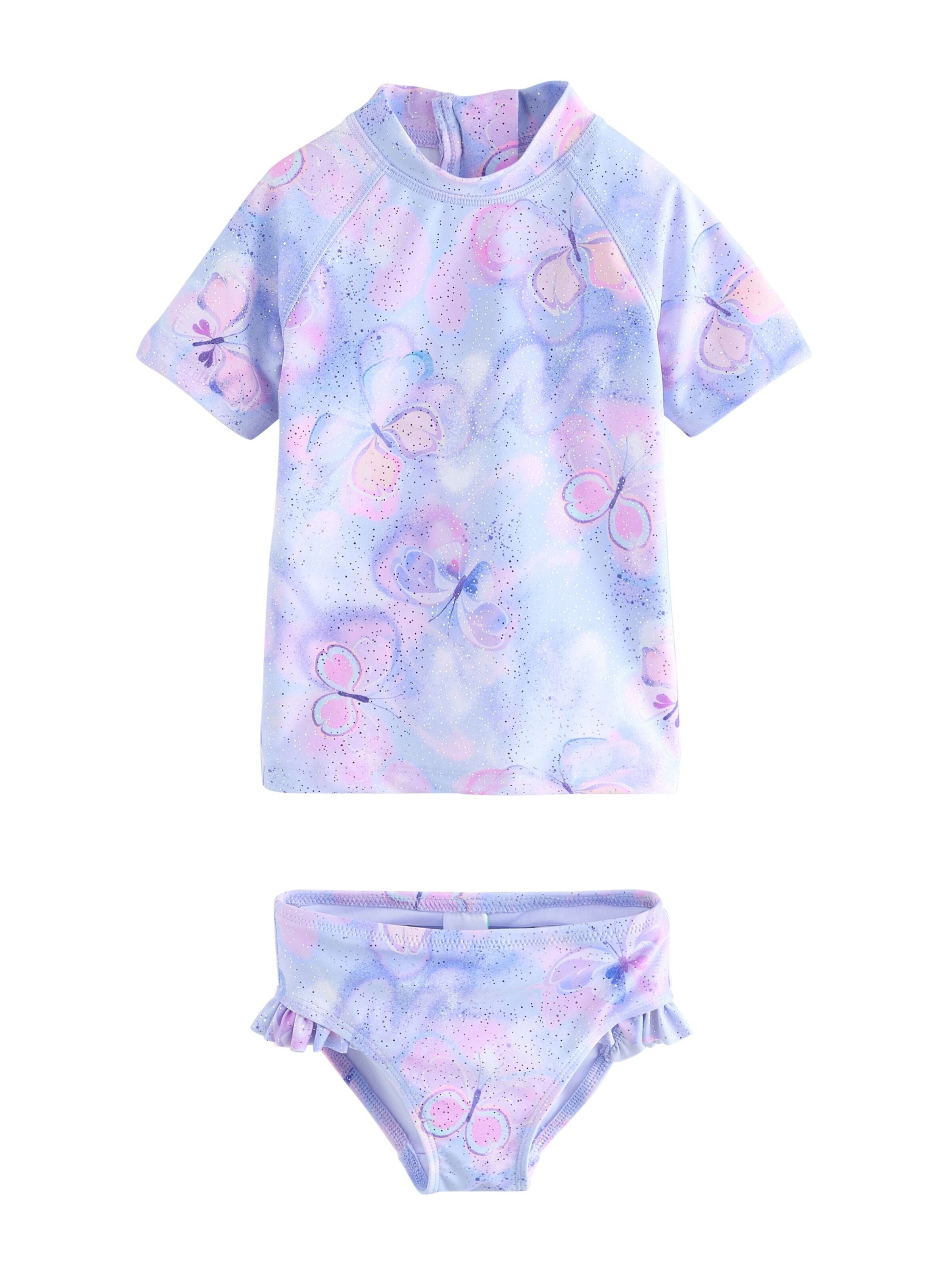 Next Swimsuit in Purple: front