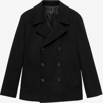 MANGO MAN Between-Seasons Coat 'Tinof' in Black: front