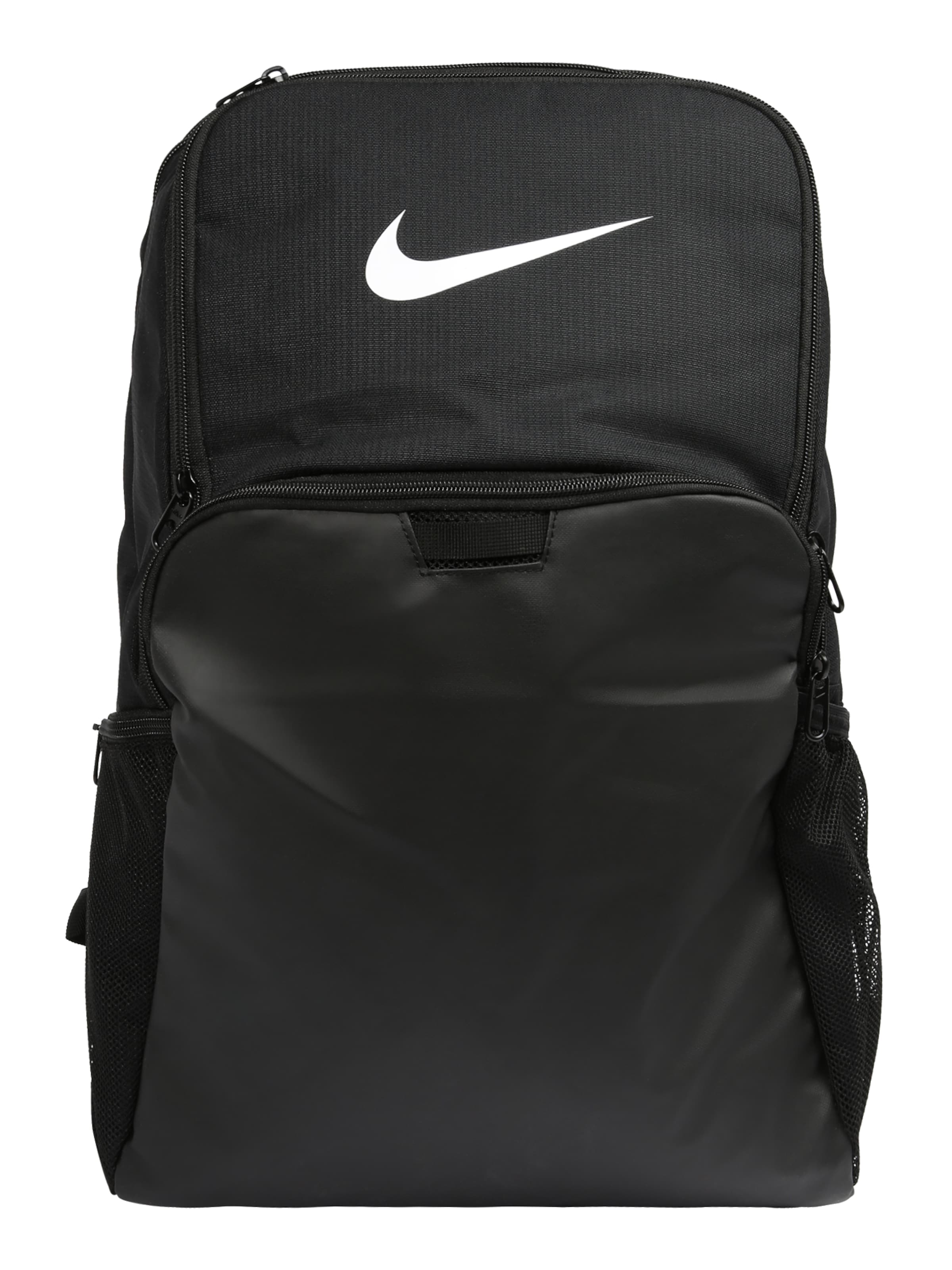 NIKE Sportrucksack 'Brasilia 9.5' in Schwarz: Vorderseite
