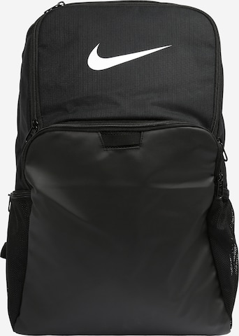 NIKE Sports backpack 'Brasilia 9.5' in Black: front