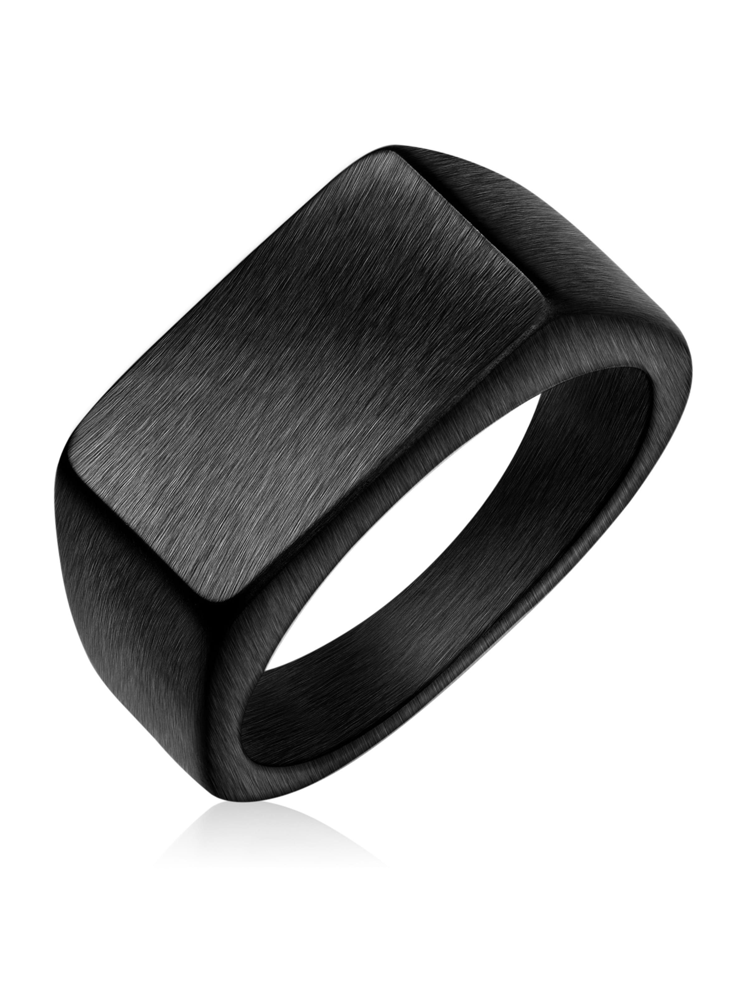 True Rebels Ring in Zwart: voorkant