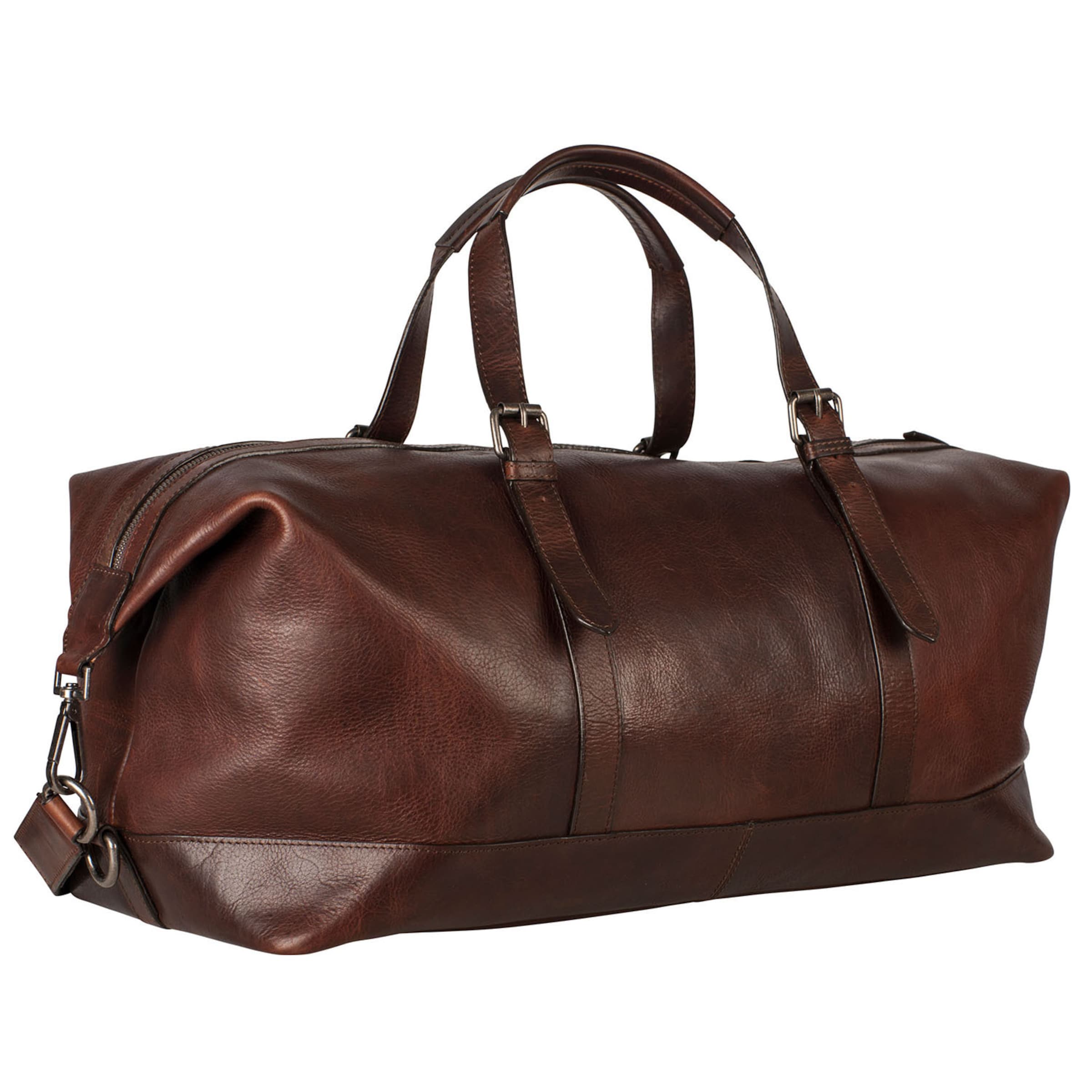 LEONHARD HEYDEN Travel bag 'Roma' in Brown: front