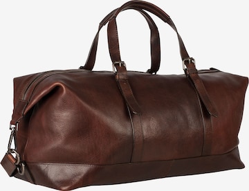 LEONHARD HEYDEN Travel Bag 'Roma' in Brown: front
