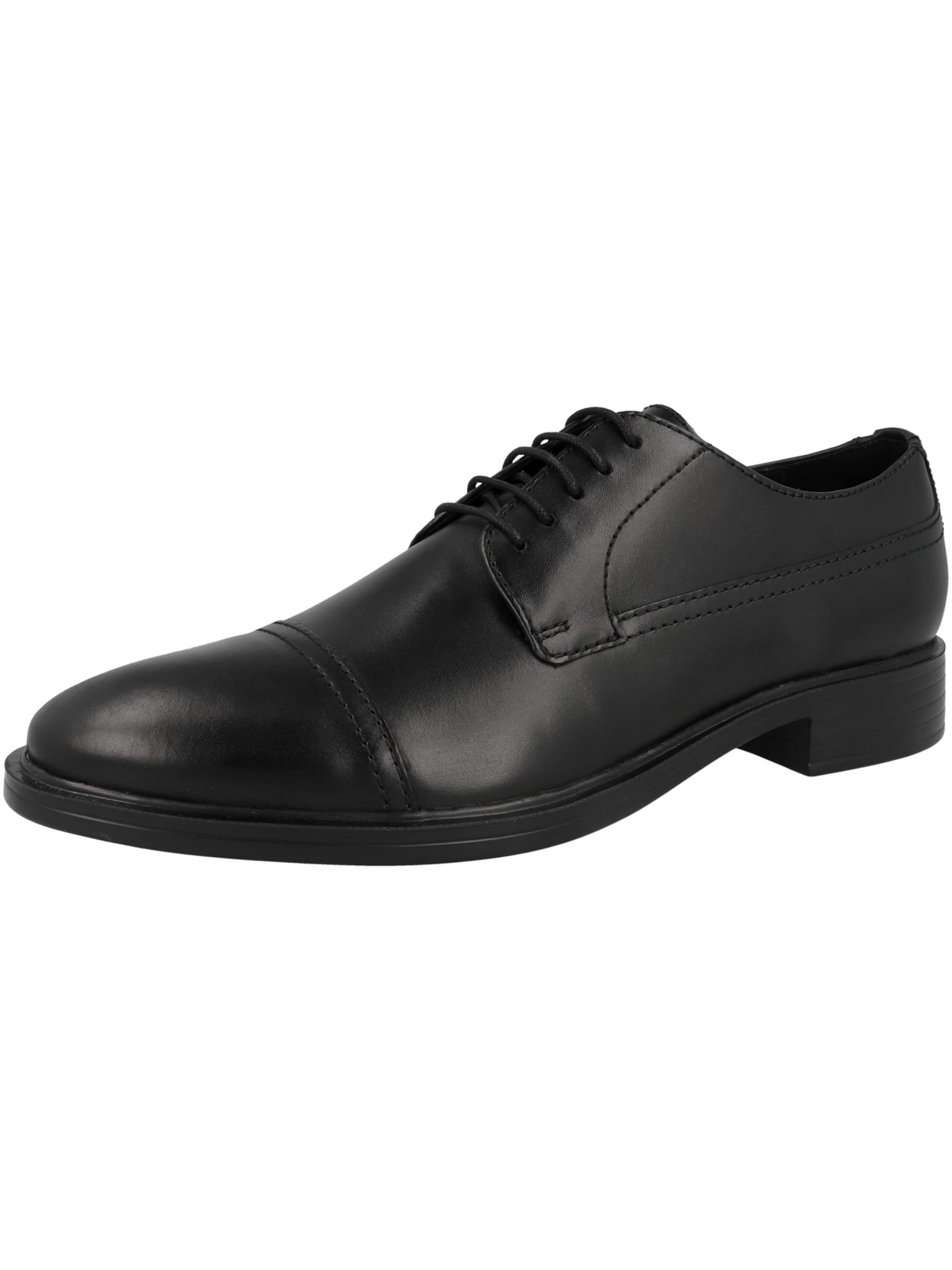 GEOX Lace-up shoe in Black: front