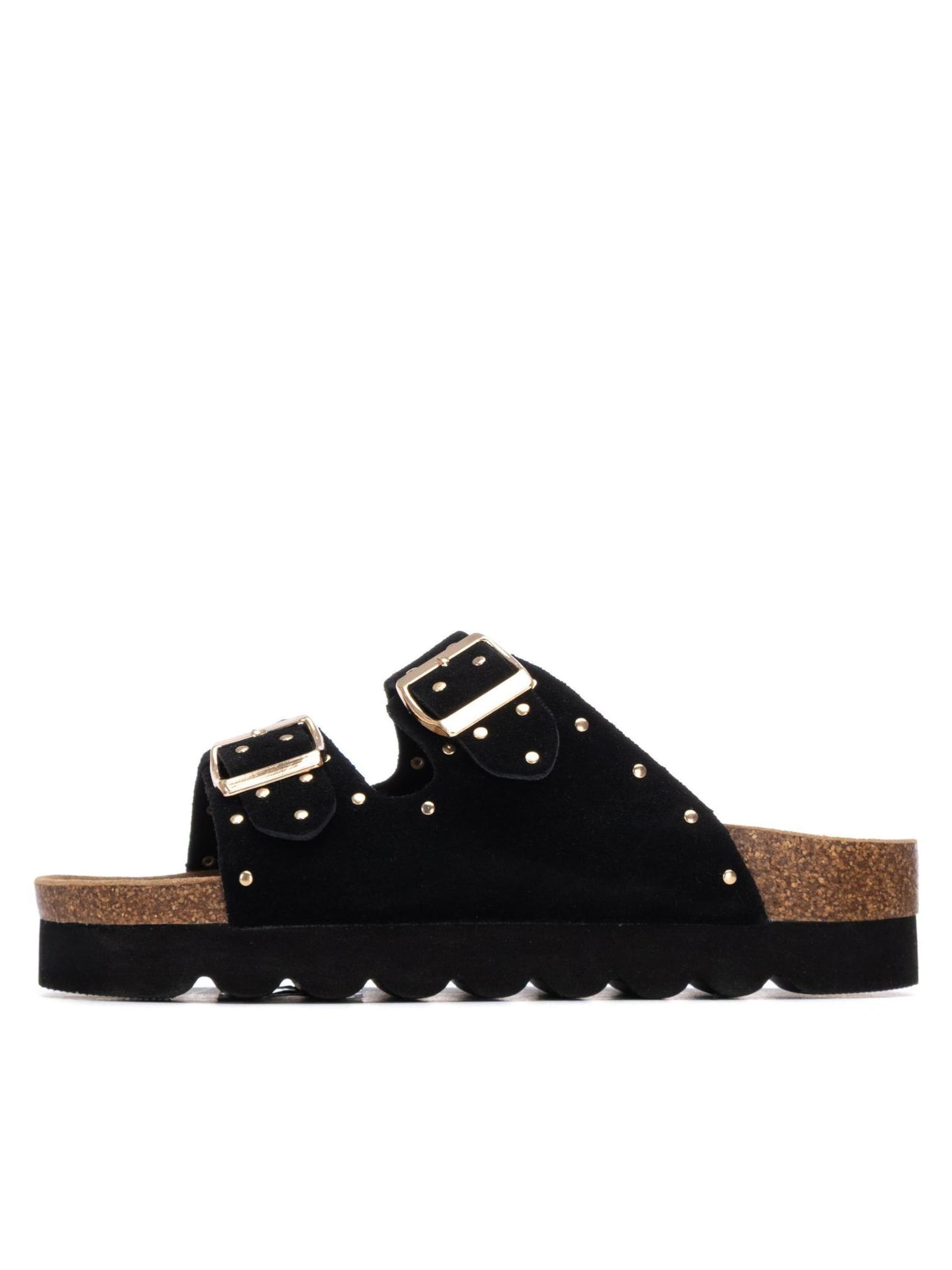 Refresh Sandale‌‌‌‌‌ in Schwarz: Vorderseite