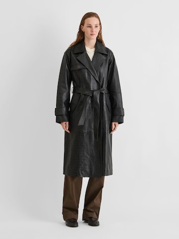 Manteau mi-saison ROUGE EDIT en noir