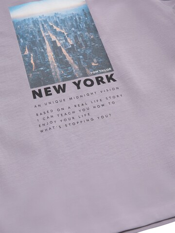 TOM TAILOR Shirt in Purple