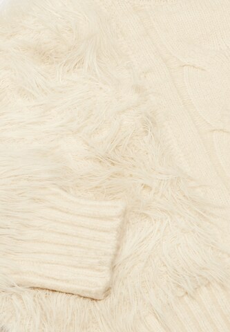Pull-over swirly en beige