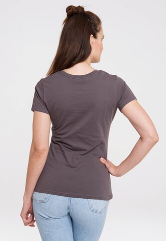 LOGOSHIRT Shirt 'Wonder Woman' in Grey