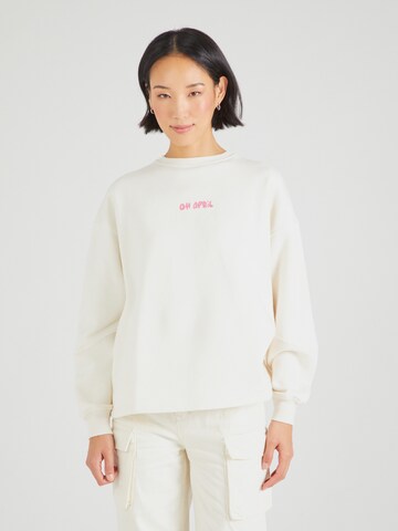 OH APRIL Sweatshirt 'Era Of Me' in Beige