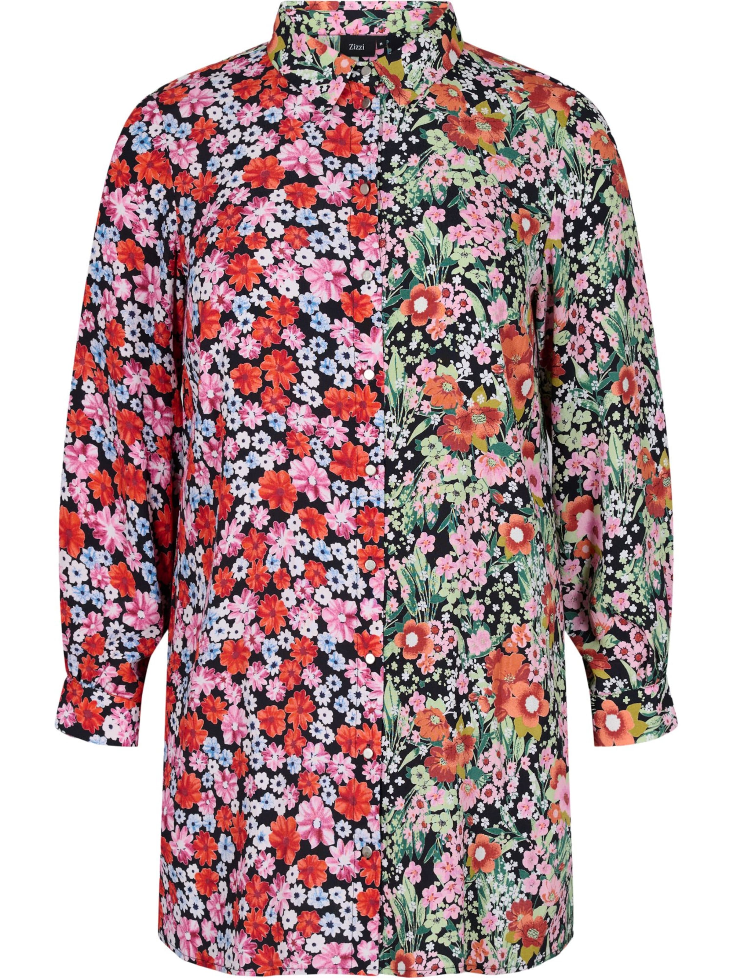 Frauen Shirts & Tops Zizzi Shirt 'Cabana' in Pink - IT91866