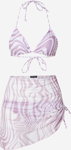 Nasty Gal - Triángulo Bikini 'Saron' en lila: frente