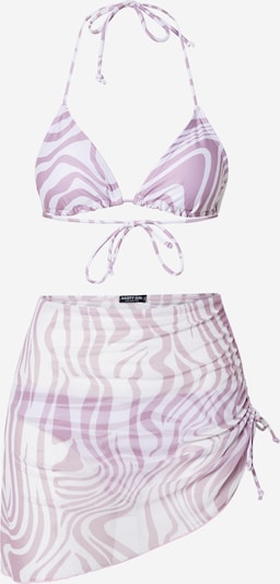 Nasty Gal Bikini 'Saron' i mauve / vit, Produktvy