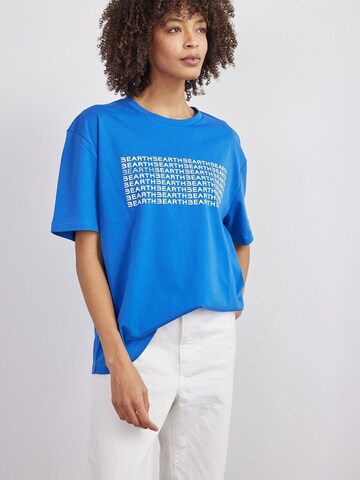 BEARTH Shirt ''Scan Code' Bio-Baumwolle' in Blue