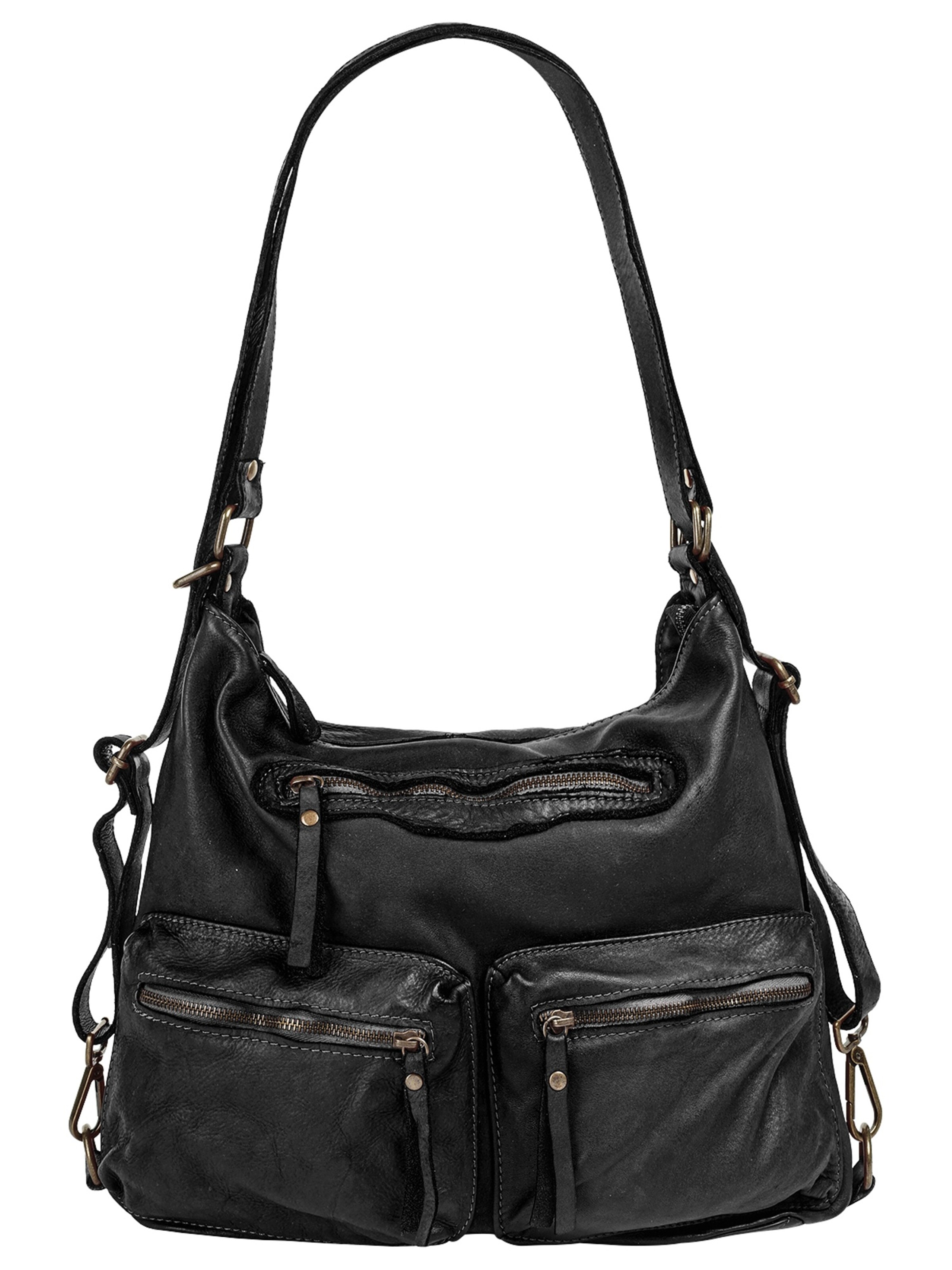 Cabas Samantha Look en noir : devant