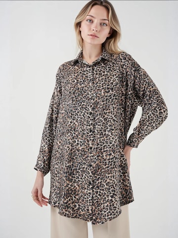 Bigdart Bluse in Braun: Vorderseite