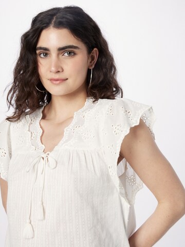 Pepe Jeans - Blusa 'Anaise' em branco