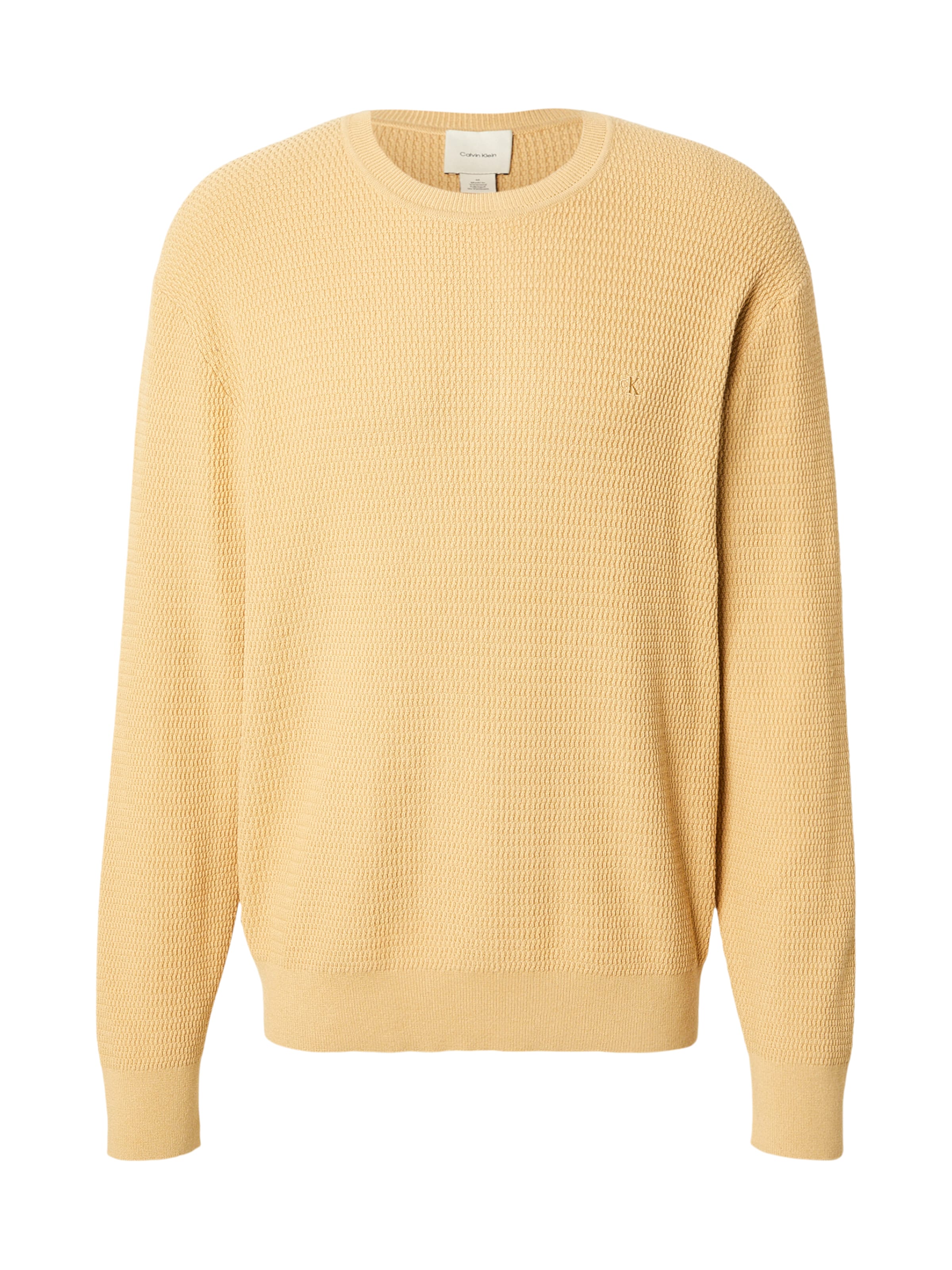 Calvin Klein Пуловер в жълто: отпред