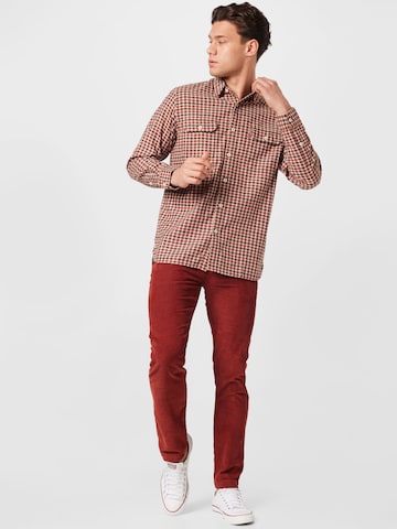 LEVI'S ® Pohodlné nošení Košile 'Jackson Worker' – červená