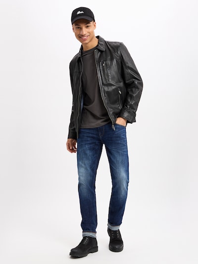 Nils Sundström Veste mi-saison ' Nils ' en noir, Vue avec produit