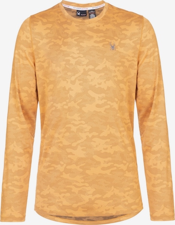 Spyder Functioneel shirt in Goud: voorkant