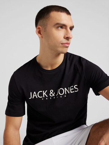 JACK & JONES Тениска 'Bla Jack' в черно