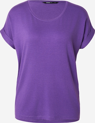 ONLY Shirt 'ONLMoster' in Lila: voorkant