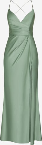 Robe de soirée Vera Mont en vert : devant